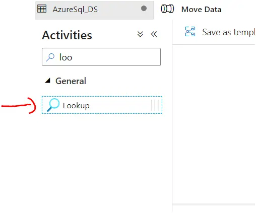 lookup activity in adf pipeline