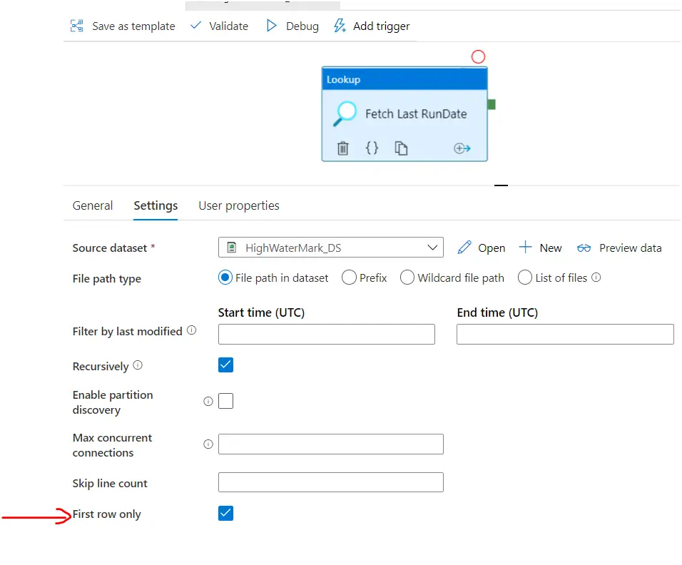 lookup activity in adf pipeline