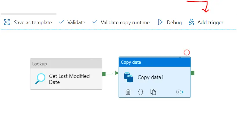 create triggers in adf