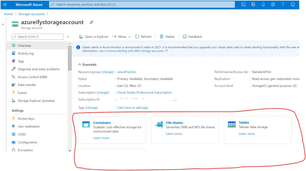 Create Azure Blob Storage Step By Step Tutorial With Example