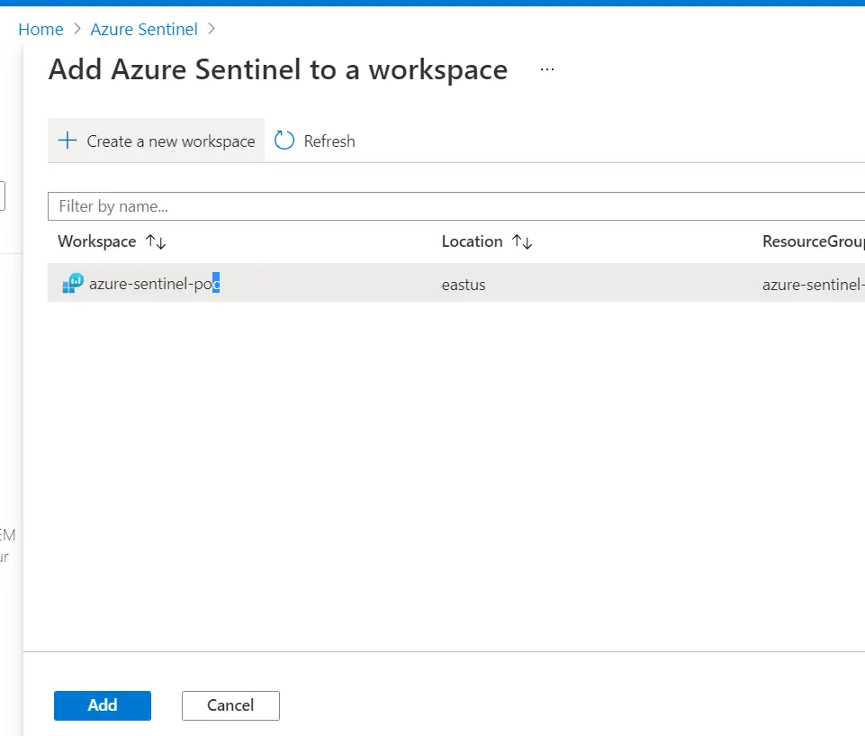 azure sentinel log analytics