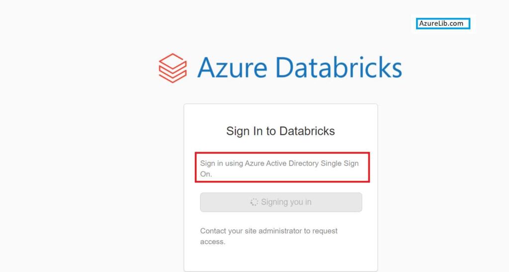 Azure Databricks  workspace to Databricks login   